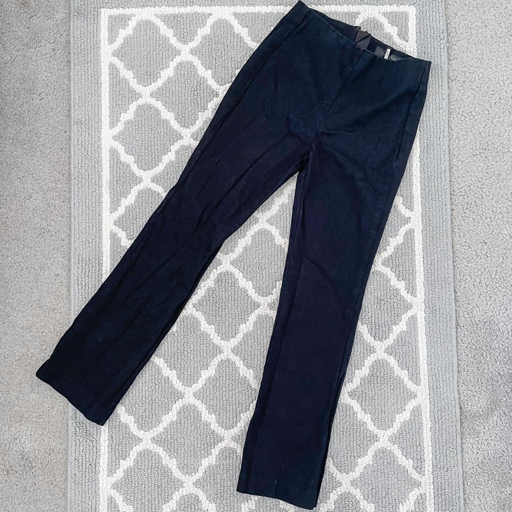 Rag and bone high waisted seamless dark denim pant